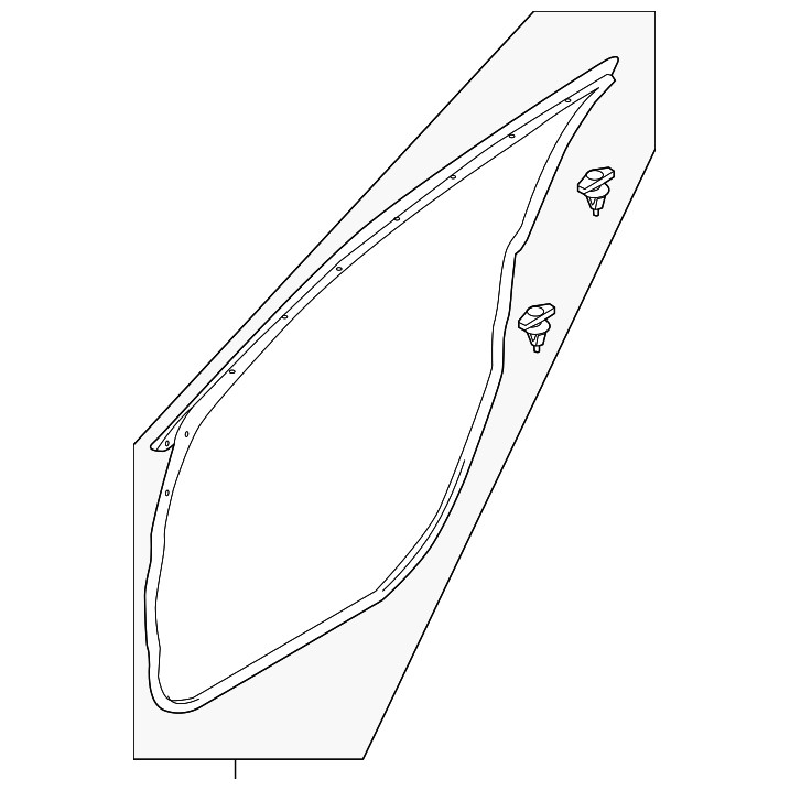 ประตูหน้า WEATHERSTRIP (LH) > MAZDA CX-5 (KE) 2012–2017 > KD53 59 760A