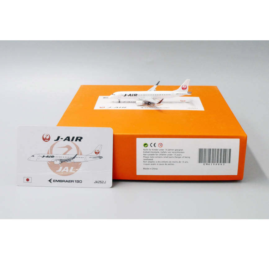 JC Wings EW4190003 Japan Air J-Air ERJ-190STD JA252J 1: 400