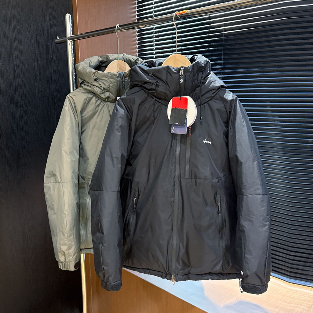 Z3J7 NAN AURORA TEX Hooded Polar Outdoor Down Jacket Duck Down Warm Jacket