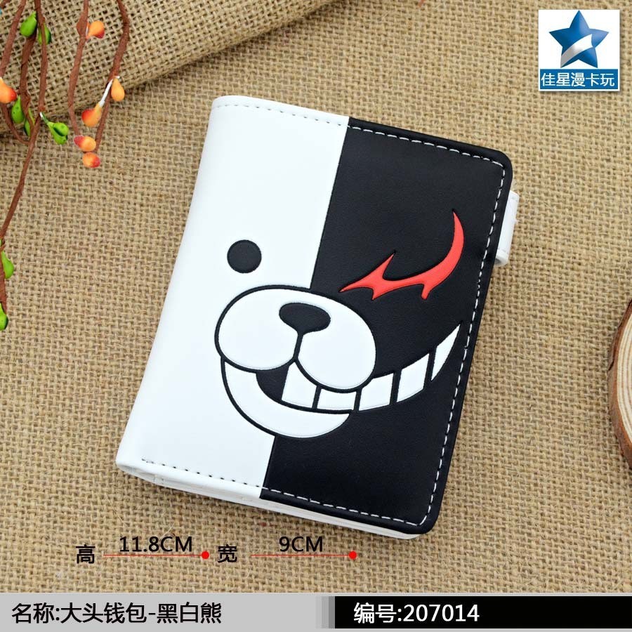 กระเป๋าสตางค์ลายอะนิเมะ Monokuma Danganronpa