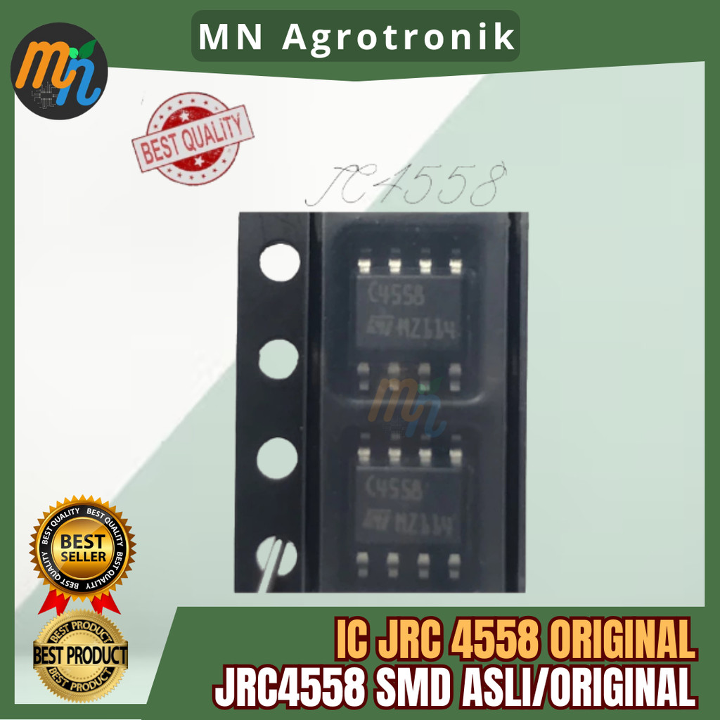 IC JRC 4558 JRC4558 JRC-4558 SMD ต้นฉบับ