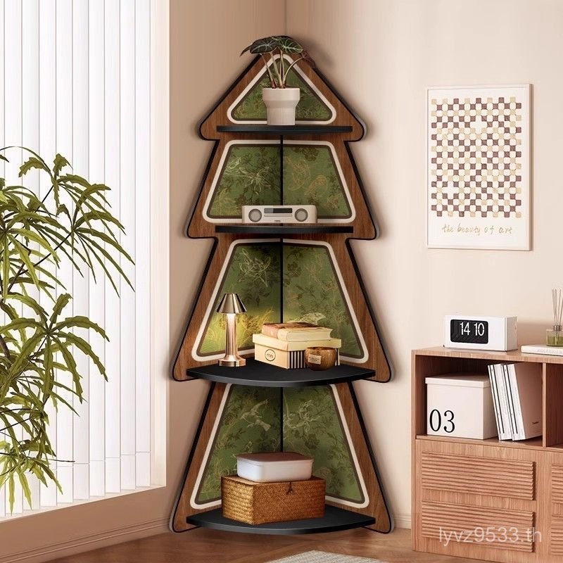 มุมข้างเตียง Retro Gap Storage Rack แคบ Gap ตู้เก็บของห้องนอนห้องนั่งเล่น Locker มุม French Organize