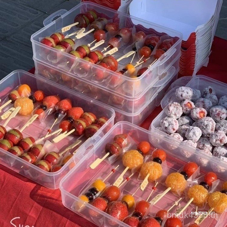 ถาดจอแสดงผลจอแสดงผลจอแสดงผลขนาดเล็ก Rock Sugar Influencer Gourd Gourd Stall กล่องแผ่น Commercial Str