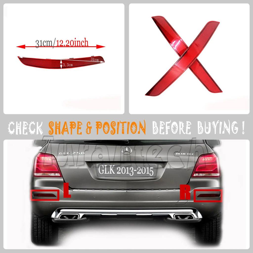 สําหรับซ้ายขวา 13-15 Mercedes-Benz GLK W204 FL X204 Facelift GLK200 GLK220 GLK250 GLK280 GLK300 GLK3