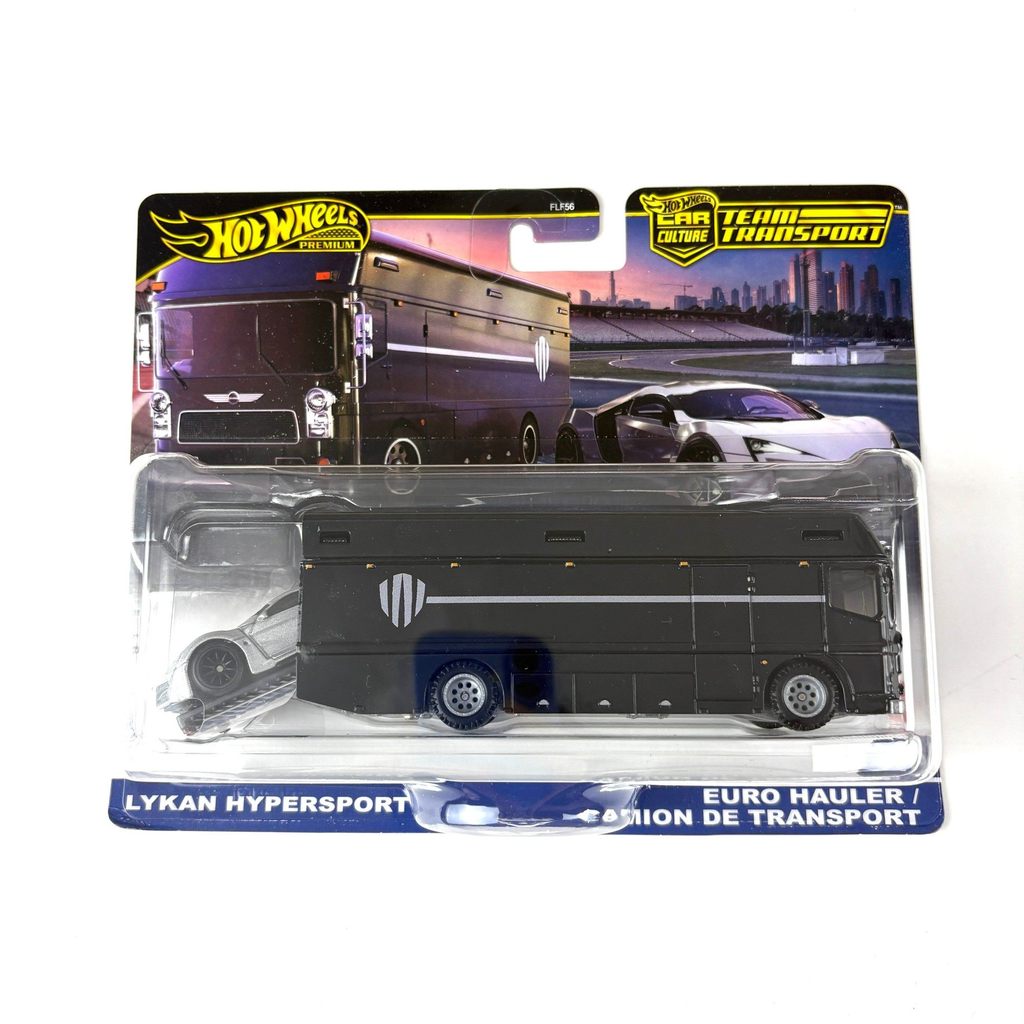 [คลังสินค้าพร้อม] Hot Wheels FLF56 Lyken Supercar Transport Fleet LYKAN HYPERSPOPT/EURO HAULER