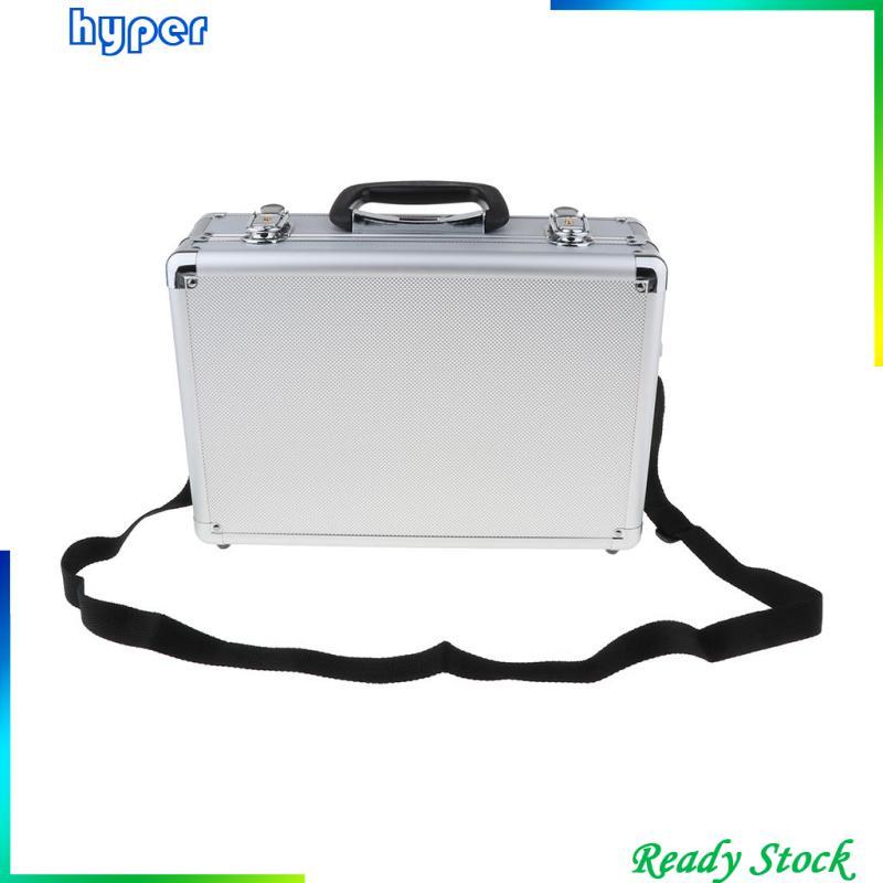 [Hyper] กล่องเครื่องมืออลูมิเนียมสีเงินสําหรับ JR FUTABA RC Transmitter Receiver Servo