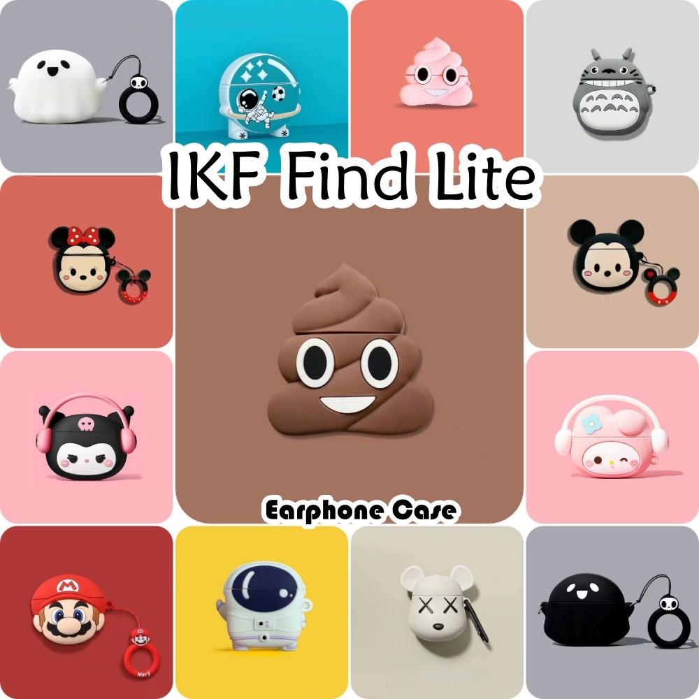 Trend FrontFor IKF Find Lite Case Casing Soft Silicone Trend Cartoon Headphone Case Cover NO.2