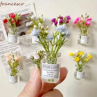 FRANCESCO 8 ชิ้นมินิแจกันแม่เหล็ก, Creative 3D แจกันตู้เย็นแ…