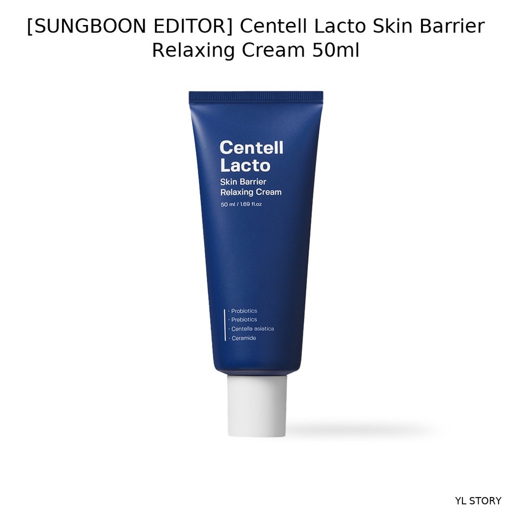 [SUNGBOON EDITOR] Centell Lacto Skin Barrier Relaxing Cream 50ml / ครีมผ่อนคลายเกาหลี / ปกป้องผิวโดย