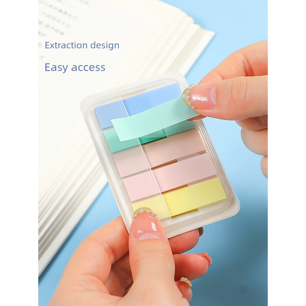 postit postit น่ารัก สติกเกอร์ดัชนีฉลากพลาสติกแบบถอดได้