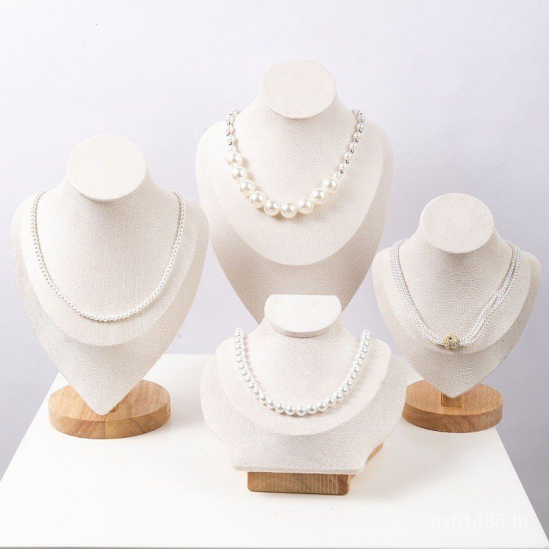 หนาเครื่องประดับยืนคออุปกรณ์ประกอบฉากรุ่นยืนเครื่องประดับสร้อยคอขายส่งยืนแสดงยางไม้ภาพภาพภาพภาพ 5TNF