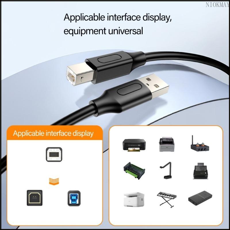 NIOK USB 2 0 Male to USB B TYPE B USB Printer Cable Scanner Cable Printer Cord