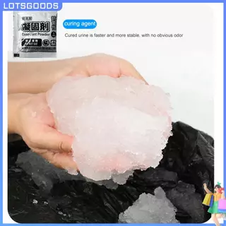ชิ้นแบบพก 48 พาห้องน้ําผงเป็นมิตรกับสิ่งแวดล้อมของเหลวขยะ Camping เดินป่า Rapid Liquid Waste Gelling Powder [lotsgoods.th]