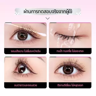 Luminee Beauty มาสคาร่า 3 in 1 กันน้ำ กันเหงื่อ 24H งอนยาว ไม่แพนด้า พร้อมบำรุงขนตา แถมฟรี! ที่ดัดขนตา B205