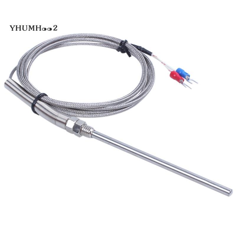 [yhumh002]K Type 0-800 องศาเซลเซียส Thermocouple Probe Sensors 2M 6.5Ft