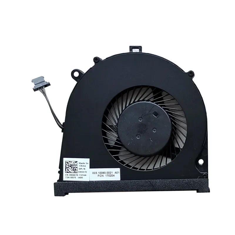 แล็ปท็อปใหม่พัดลมระบายความร้อน CPU สําหรับ DELL Latitude 15 3480 3580 P79G Cooler หม้อน้ํา EF50060S1