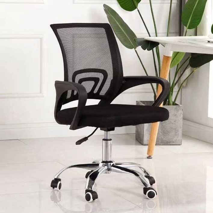 LI- Mesh Office Chair Ergonomic Chair Kerusi Pejabat Kerusi Belajar Adjustable Office Chair Study Ch