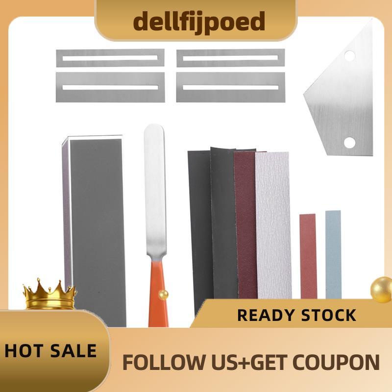 delfijpoed13Pcs กีตาร์ Luthier เครื่องมือกีตาร์ Fret ไฟล์กีตาร์ Fret Leveling Beam Fingerboard Guard
