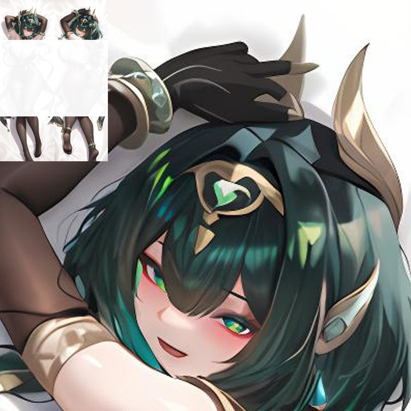 อะนิเมะ Dakimakura ปลอกหมอน Genshin Impact Nefer กรณี 50*150