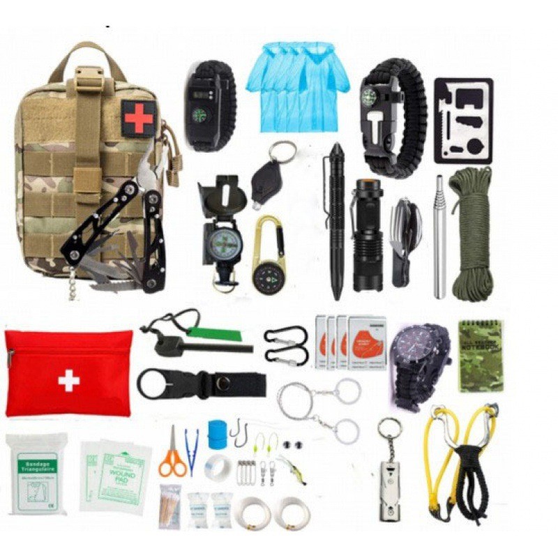 Medical First Aid Emergency Daily First Aid Camping Survival Kit SOS First Aid Kit Equipment Set