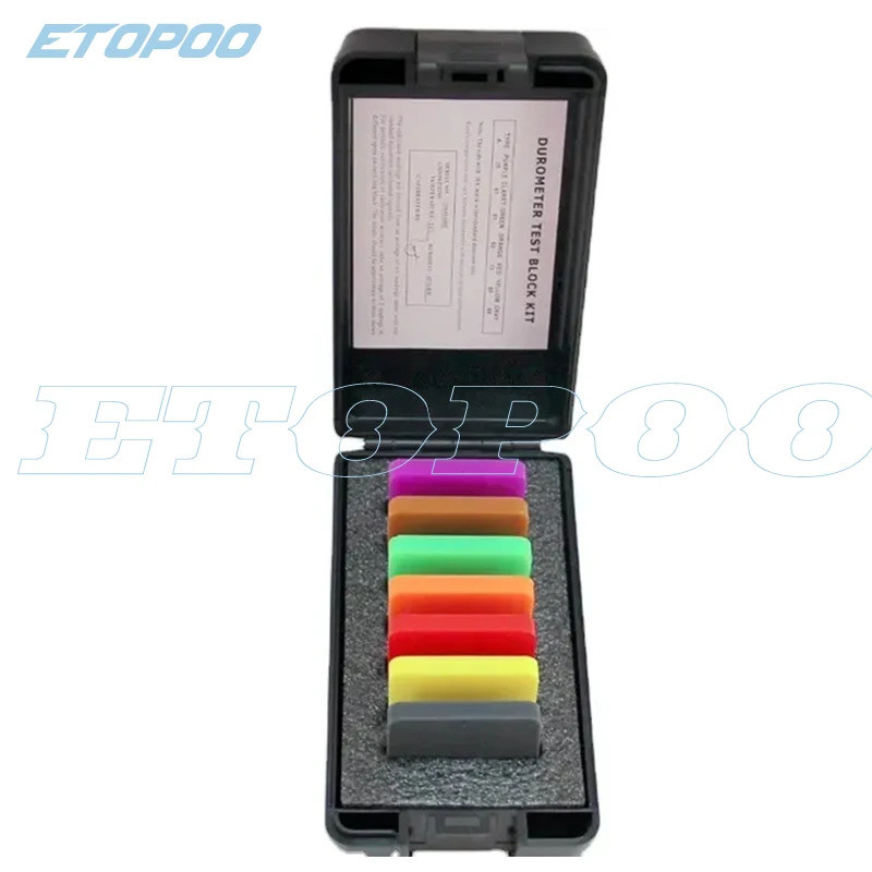 ประเภท A/D สําหรับ hore Durometer ความแข็งยาง HA Shore Hardness Test Block เครื่องทดสอบมาตรฐานบล็อก 