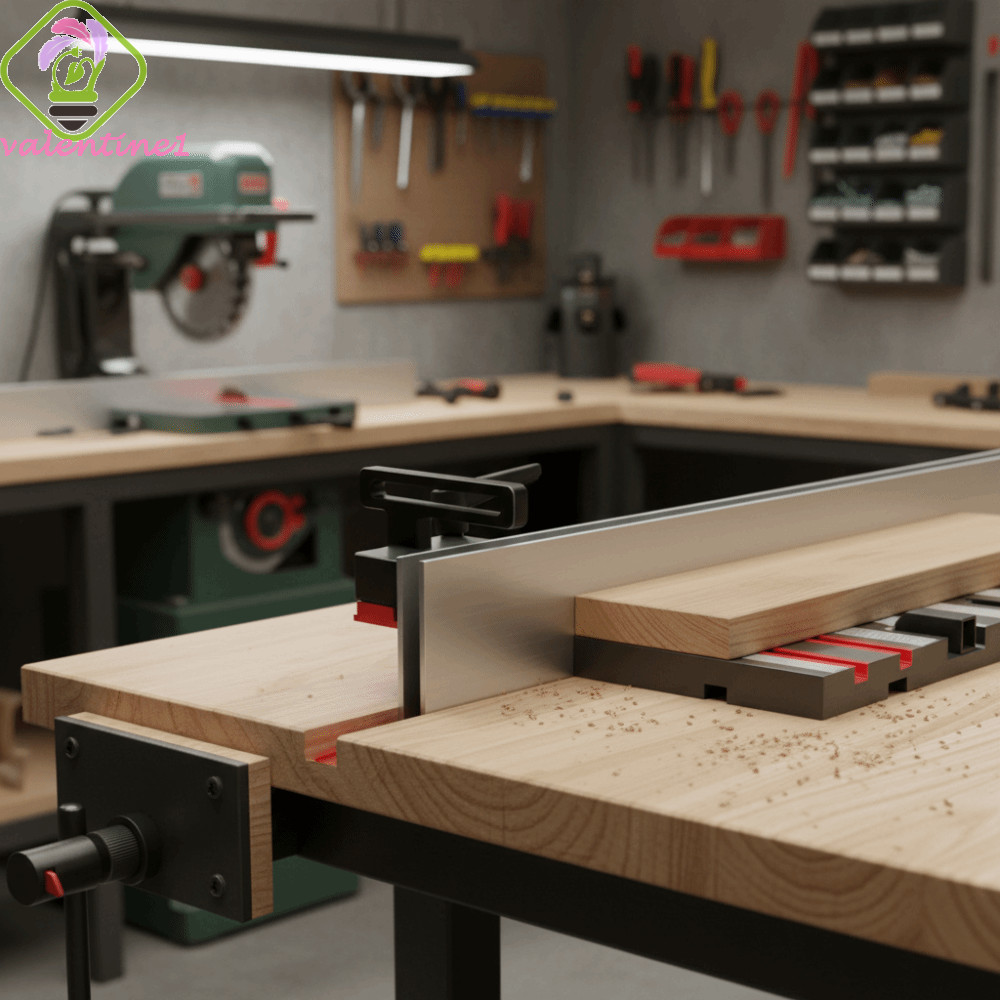 VALENTINE Miter Track Stop, Standard T-track 30 ประเภทการออกแบบ T Track Stop Block, Precision Jig St