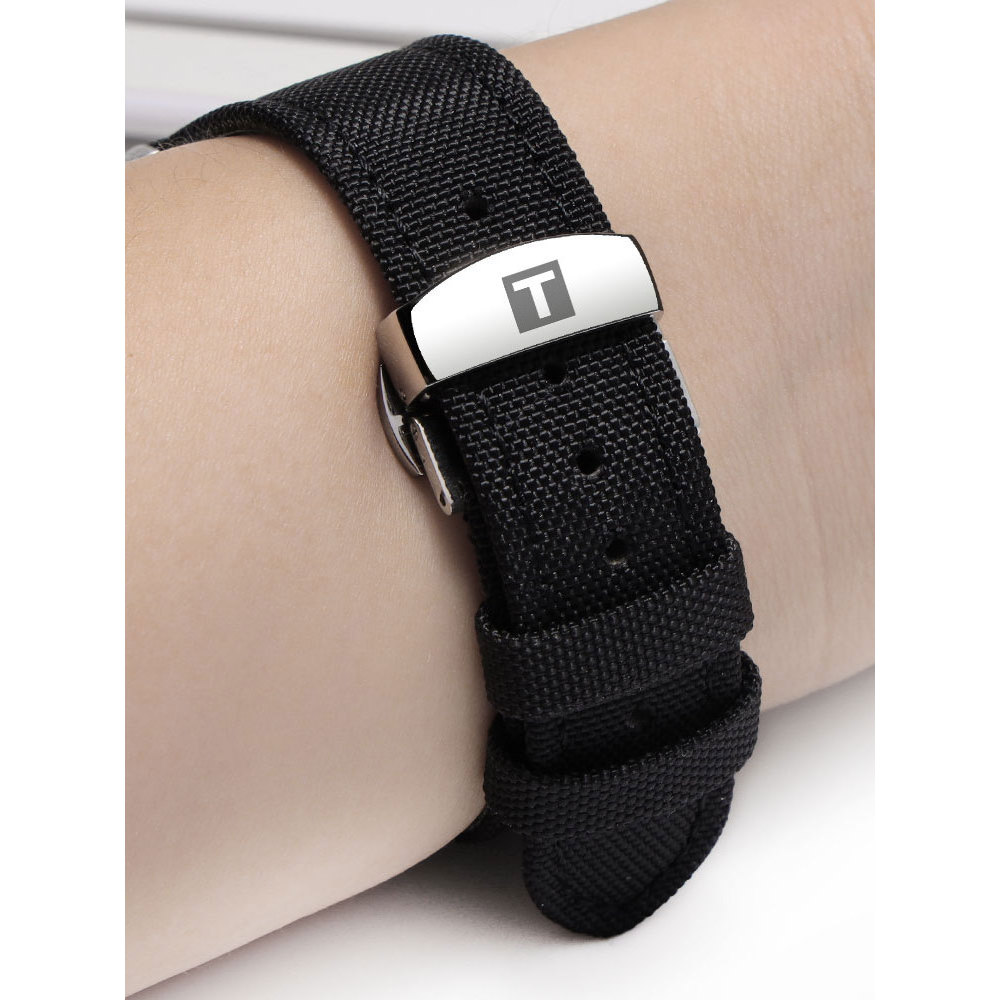 เหมาะสําหรับ Tissot Tissot Tissot Tissot116617A สายนาฬิกาไนลอน Leroc Starfish T120 สายผ้าใบชาย 22