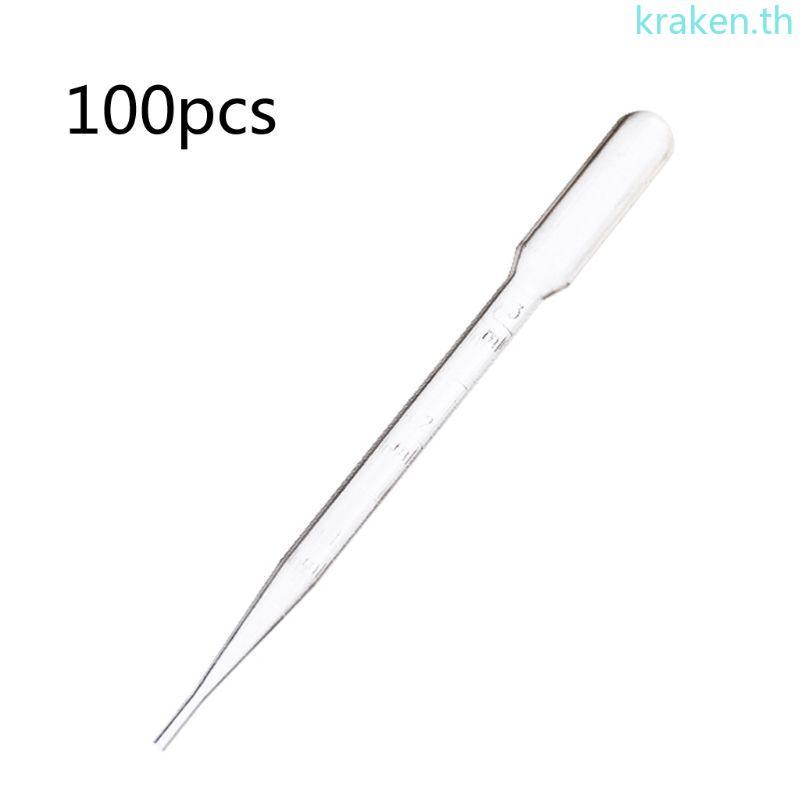 KRA 100 ชิ้น หัวหยดยา DIY เครื่องมือทำเรซิ่นเครื่องประดับ