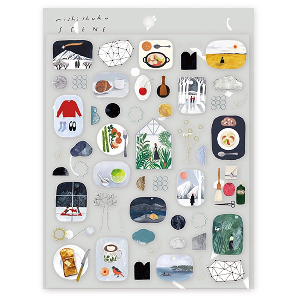 Expression Co. Sticker SCENE 22-896, Japan Diary/ Journal Stationery