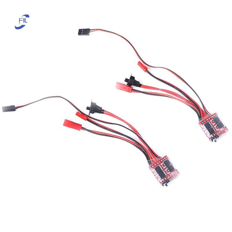 FIL 20A ESC 30A ESC มอเตอร์ความเร็ว RC ESC 2KHz ส่งต่อแปรงย้อนกลับเบรค