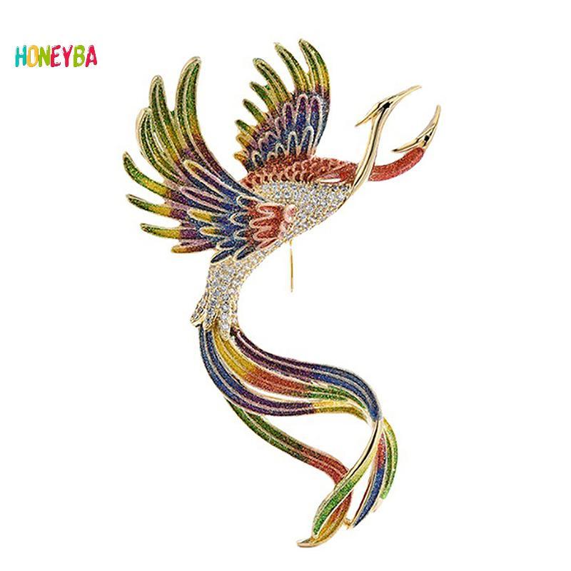 เข็มกลัดลายPhoenix สไตล์วินเทจ พร้อมเครื่องประดับแฟชัน เพิ่มความสวยงามให้ชุดของคุณ - รูปที่ 3