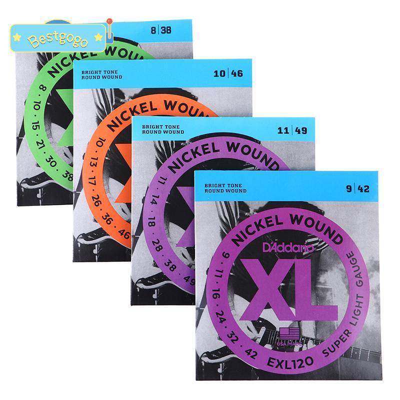 [Bestgogo-t] EXL110 EXL115 EXL120 EXL130 XL Niel Round Wound สายกีตาร์ไฟฟ้า