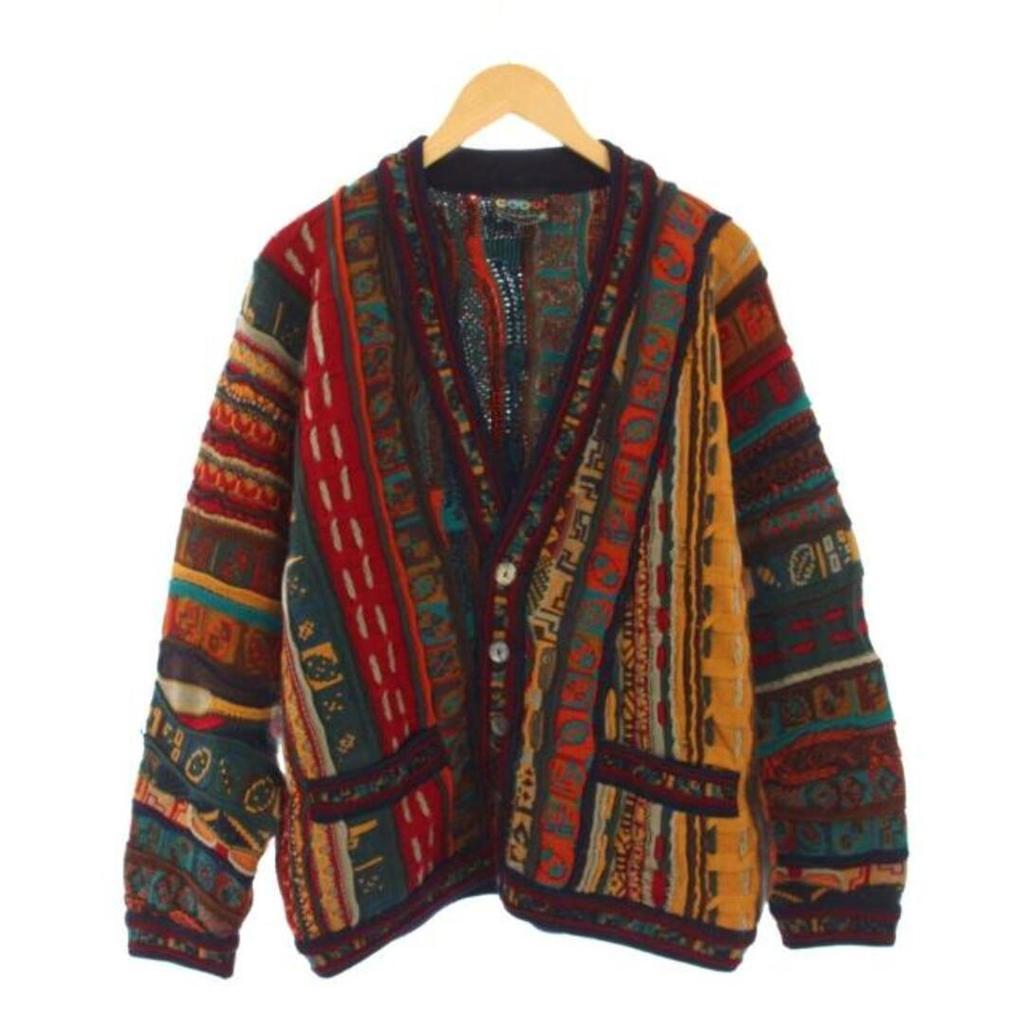 COOGI Cardigan Sweater Knit wool Multi Long sleeves Direct from Japan Secondhand
