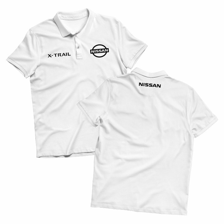 เสื้อโปโล Nissan X Trail DB ทำจากผ้าฝ้ายแท้ 100%, สไตล์คลาย ๆ สำหรับทั้งงานกลางแจ้งและวันสบายๆ, มีไซส์ S-3XL