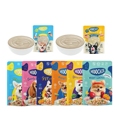 Moochie For Dog อาหารเปียกสำหรับสุนัข 85gx1ซอง