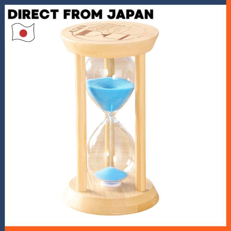 I'm so happy Sand Timer 3min 5min Wooden Stylish Interior Cute Sauna Kids Time Management