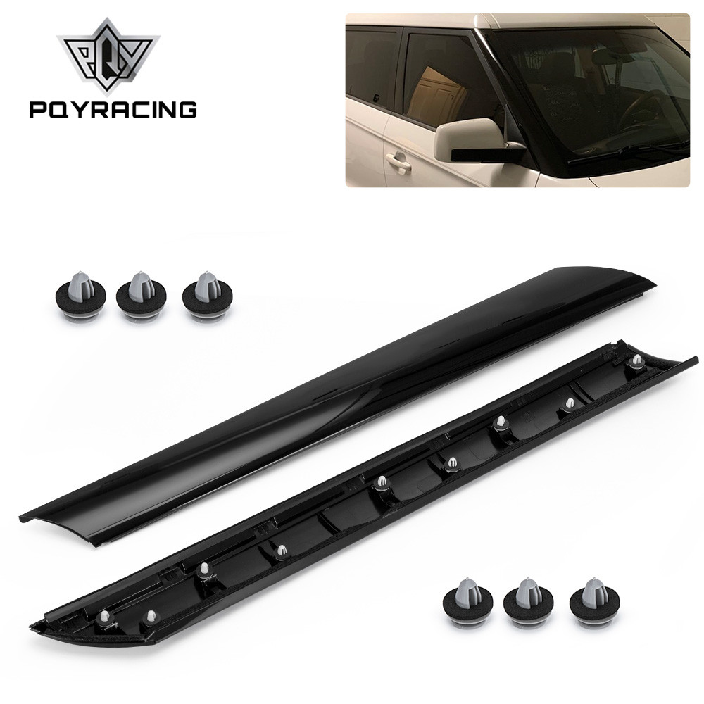 PQ ซ้าย + ขวารถภายนอกกระจกเสา Trim ด้านหน้าสําหรับ Kia Soul 2010 2011 2012 2013 86170-2K500 86180-2K