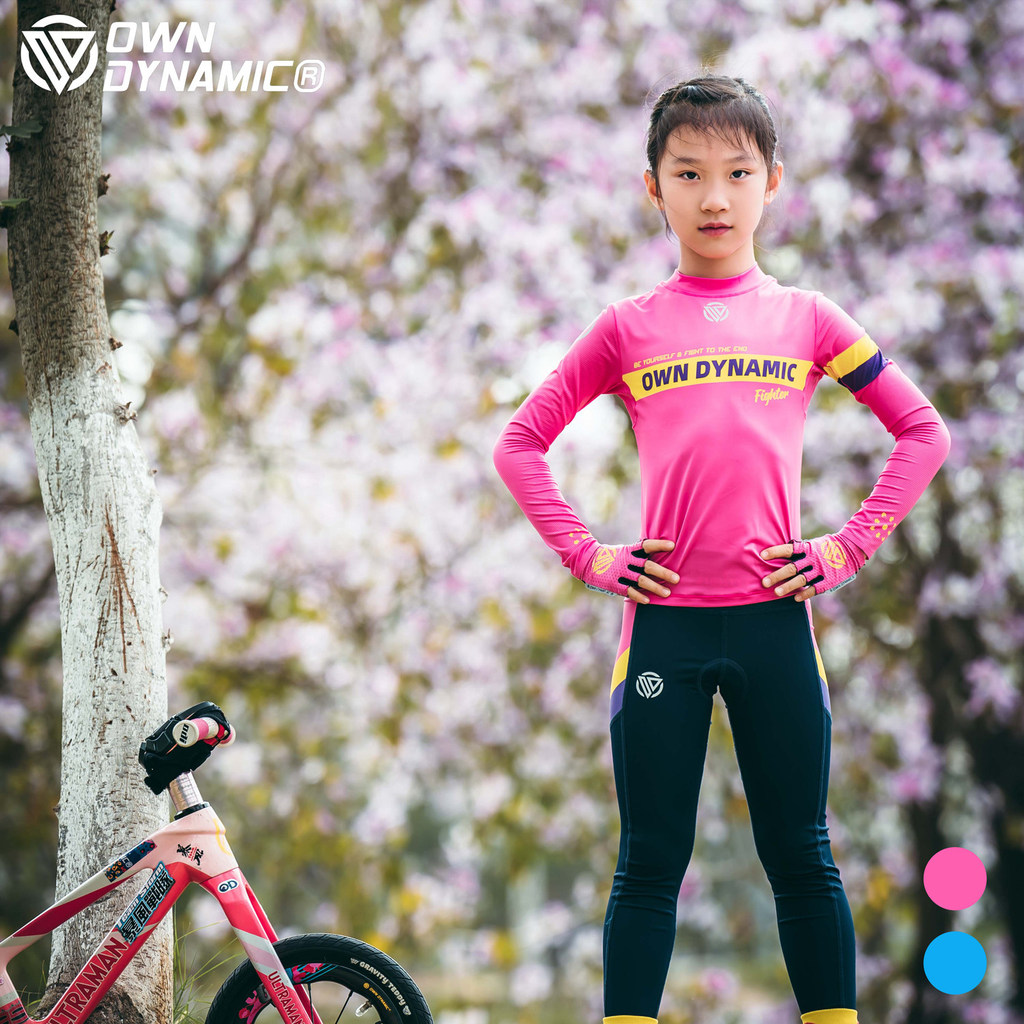 เด็กกีฬาด้านบน Own Dynamic OD กีฬาเด็กแขนยาวป้องกันแสงแดดเหงื่อขี่เสื้อผ้าด้านบน