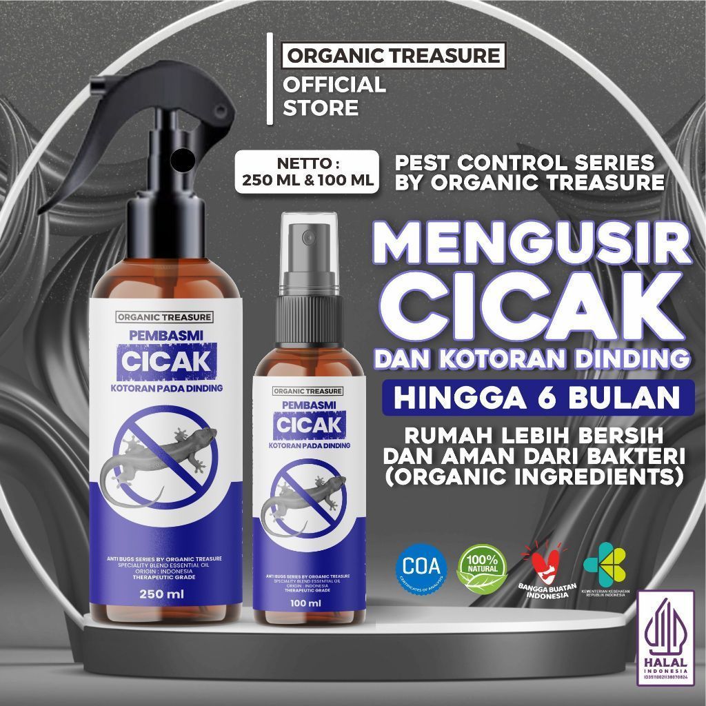Abdomancing - ORGANIC TREASURE - LIZZARRE EXTERMINATION Spray Household Pest Control Series (ควบคุมศ