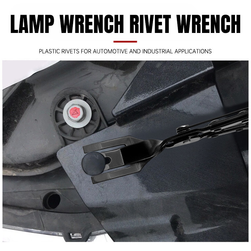 คีมไฟหน้า คีมไฟหน้า เครื่องมือถอดไฟหน้า เครื่องมือซ่อมไฟหน้า  ออกแบบสปริงเพื่อความสะดวก 24 x 6 x 1.5ซม - รูปที่ 5