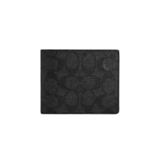 Coach 3 In 1 Wallet Charcoal Black | ของแท้ ตรวจสอบโดย SASOM