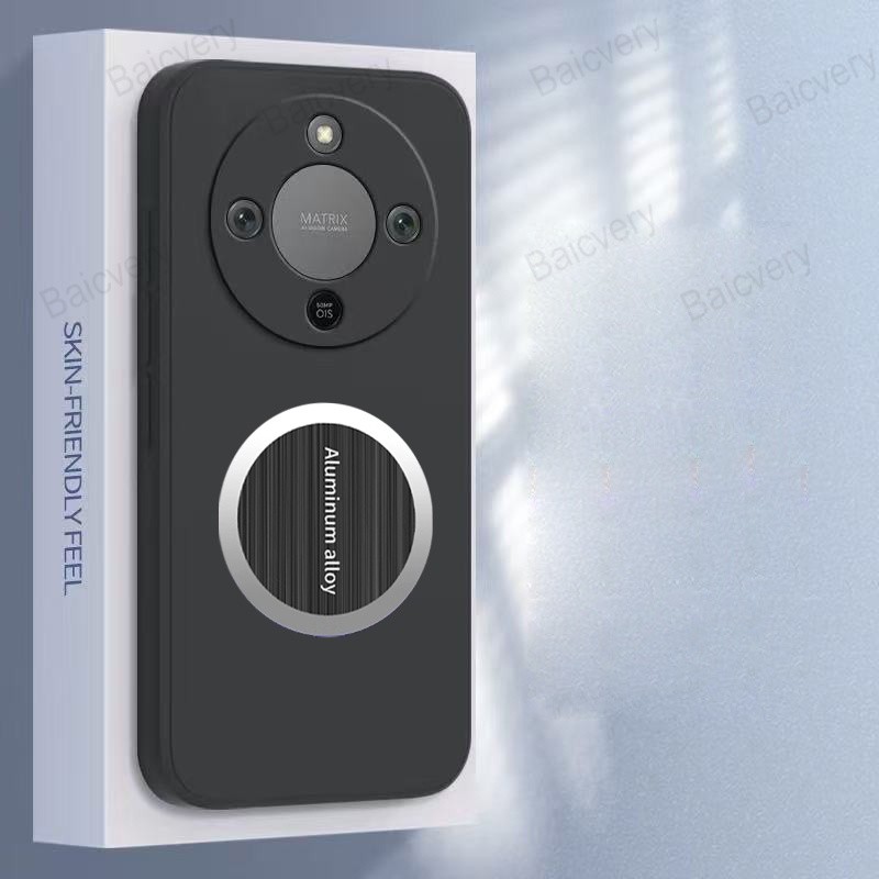 สําหรับ Huawei Honor X9D X9A X9B ปกอ่อนป้องกันด้วยสติกเกอร์แหวนเหล็กสําหรับ Honor X9C X9C สมาร์ทเคสโ