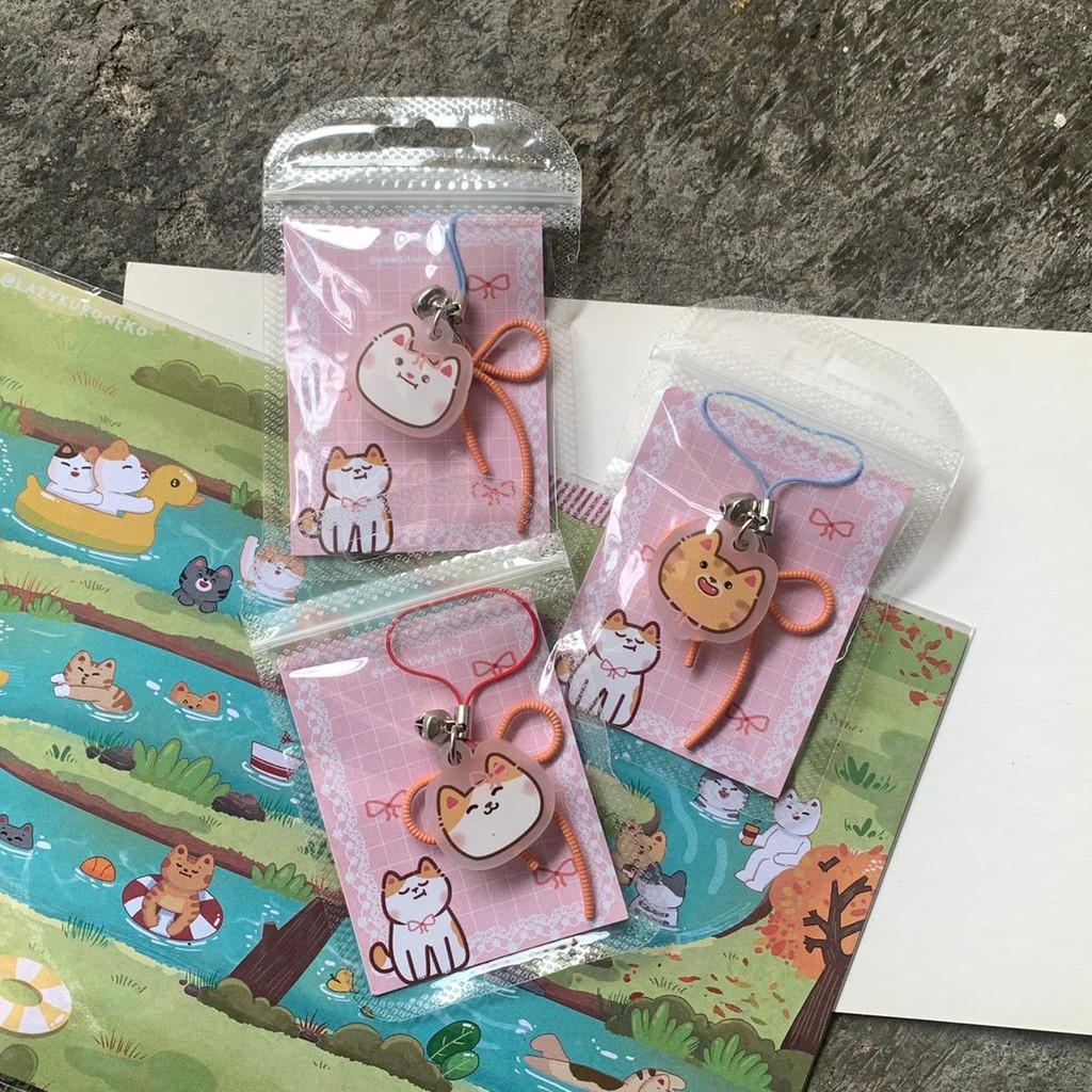 HP Phonecharm Pawsitive Kitty Cat Coquette Accessories