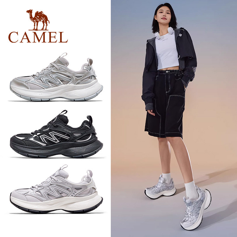 รองเท้าผู้หญิงแบบหนา breathable ดีไซน์เรโทร สำหรับสวมใส่อเนกประสงค์