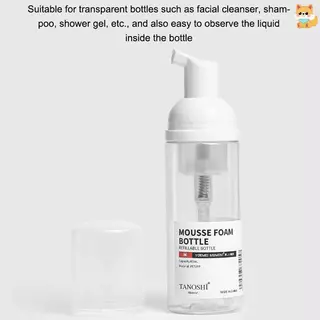 [VI] ขวดปั๊มโฟม Travel Foaming Dispenser สบู่มือ Lash Cleanser แชมพูมูสรีฟิลปั๊มคอนเทนเนอร์ TH