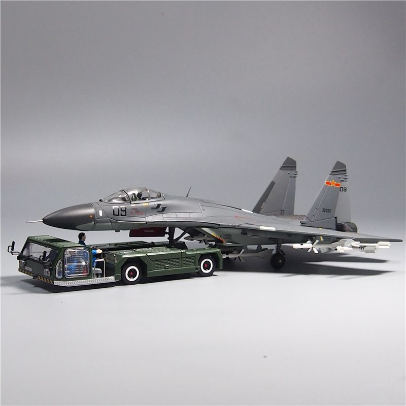 China Air Force J-11B เครื่องบินรุ่น J-11 โลหะผสมเลียนแบบ Fighter รุ่นสําเร็จรูปโลหะผสมรุ่น 48
