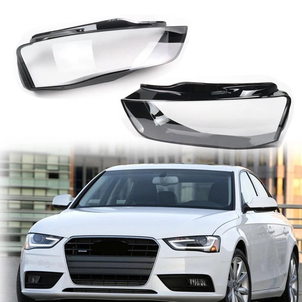 สําหรับ Audi A4 A4L B9 B8 PA B8.5 2013-2015 ไฟหน้ารถเลนส์ไฟหน้าโคมไฟ Lampcover หัวโคมไฟ Shellauto ชิ