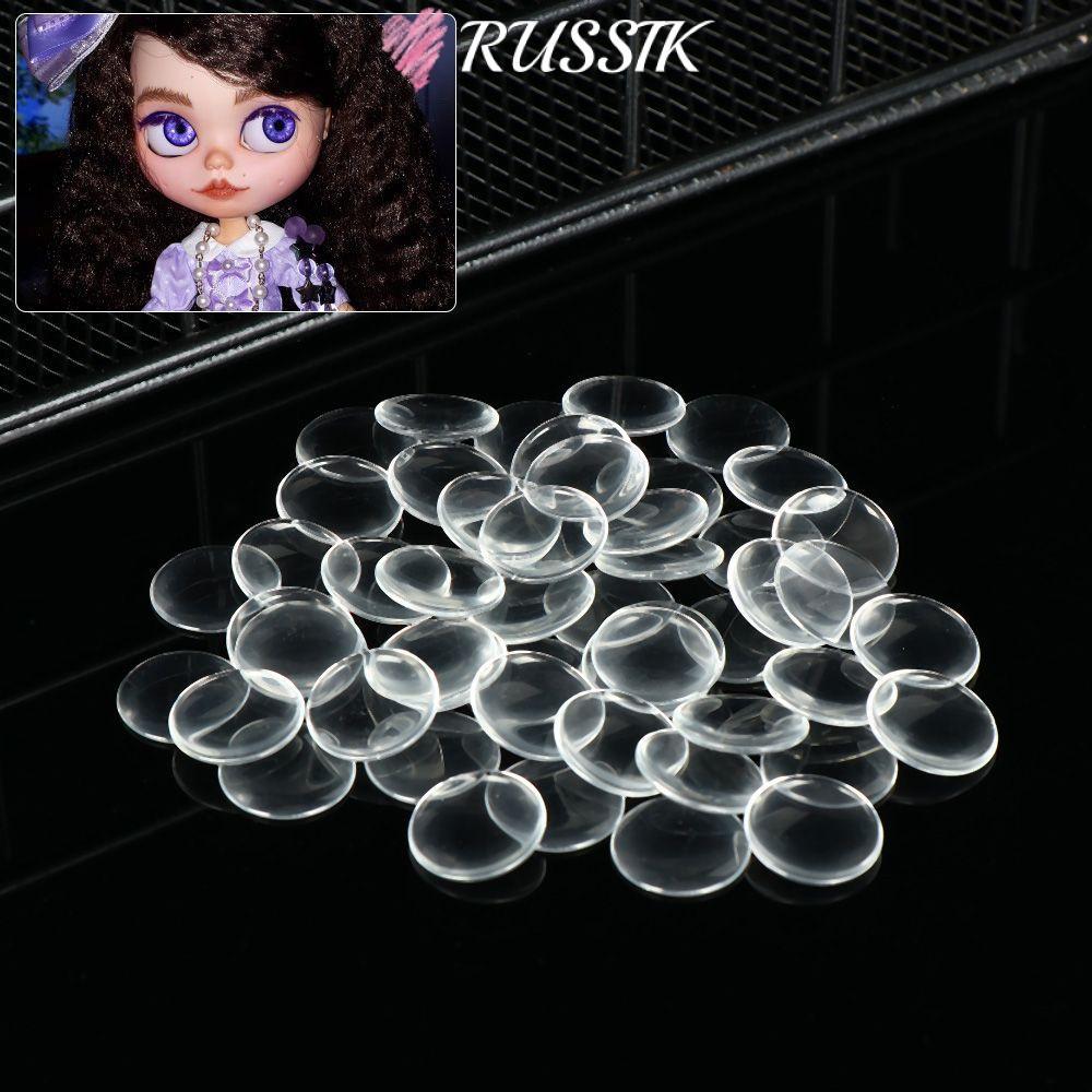 ROUSSIK Glass Eye Chips เกล็ดแก้ว ผ้าปิดตาตุ๊กตา DIY Doll Eyeballs Accessories