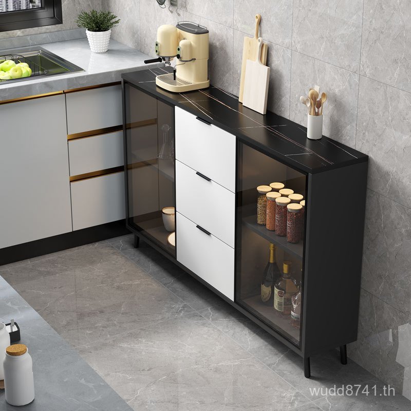 ห้องครัวโมเดิร์น Simple 25c All-in-One ตู้ไวน์ Locker แคบหรูหรา Back to Wall รับประทานอาหารด้านข้างต