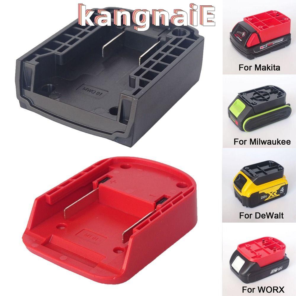 DIY Adapter ขั้วต่อแบตเตอรี่ แบบพกพา ABS สำหรับ Makita DeWalt WORX Milwaukee แบตเตอรี่ลิเธียม 18V